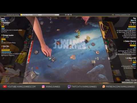 X-Wing TMG: Dalan Oberos, Nym, Z95 vs Inquisitor, Omega Leader, Kylo