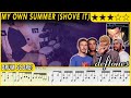 My Own Summer Shove It Deftones DRUM SCORE Sheet Music 522 DRUMSCRIBE