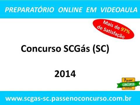 Concurso SCGás SC, SCGásSC - Técnico de Gás Natural