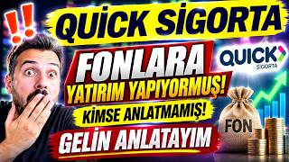 QUİCK SİGORTA BİLANÇODA DİKKAT ÇEKEN BİR DETAY VAR KİMSE ANLATMAMIŞ BE