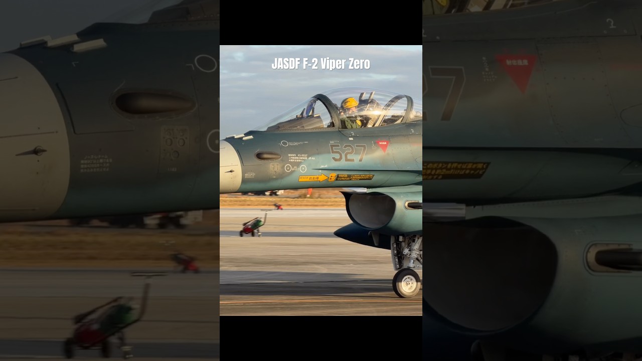 朝日を浴びながら早朝の築城基地を出撃していく 航空自衛隊のF-2戦闘機 #shorts #航空自衛隊 #F2戦闘機 #aviation #fighterjet