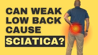 Can Weak Low Back Cause Sciatica? Get relief in minutes with 2 home exercises | Dr. Matthew Posa