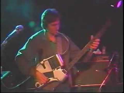 Allan Holdsworth with his SynthAxe at a rehearsal playing Pud Wud