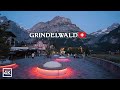 Grindelwald By Night Switzerland S Fairytale Village Walk 4K