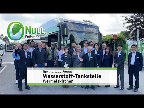 Besuch unserer WermelskirchenerTankstelle aus Japan 🚍 RVK
