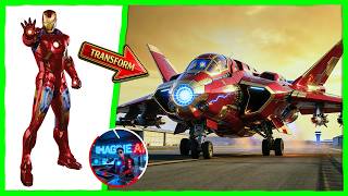 AVENGERS TRANSFORM TO FIGHTER JET - VENGERS (marvel & DC) EPISODE 5 - WITH MR.JAL