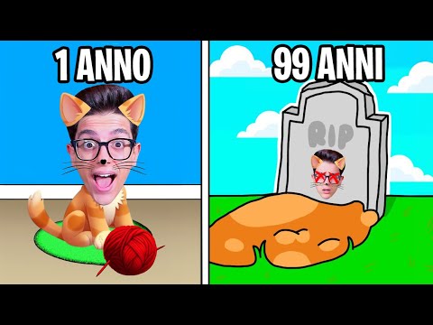 SIMULATORE VITA DA GATTO DA 0 A 100 ANNI!!