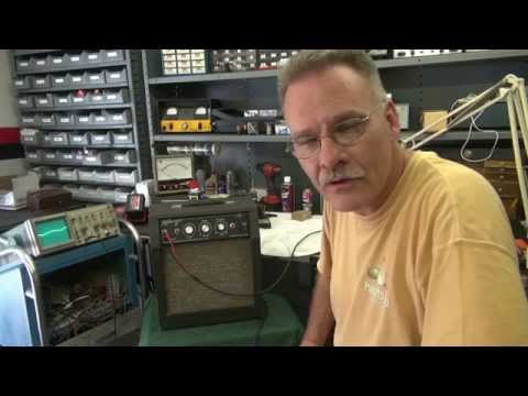 How to repair kalamazoo Model 2 Tube guitar amp Noise Hum by D-lab