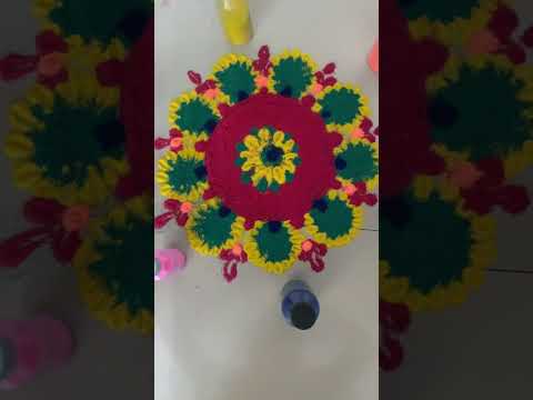 Rangoli design easy