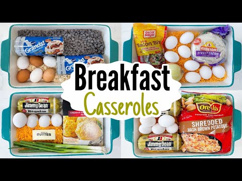 5 EASY Breakfast Casserole Meal Preps | Delicious, Simple to Store & Reheat | Julia Pacheco Recipes