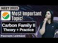 Most Important Topic Carbon Family II Theory Practice NEET 2023 Poonam Lakhani