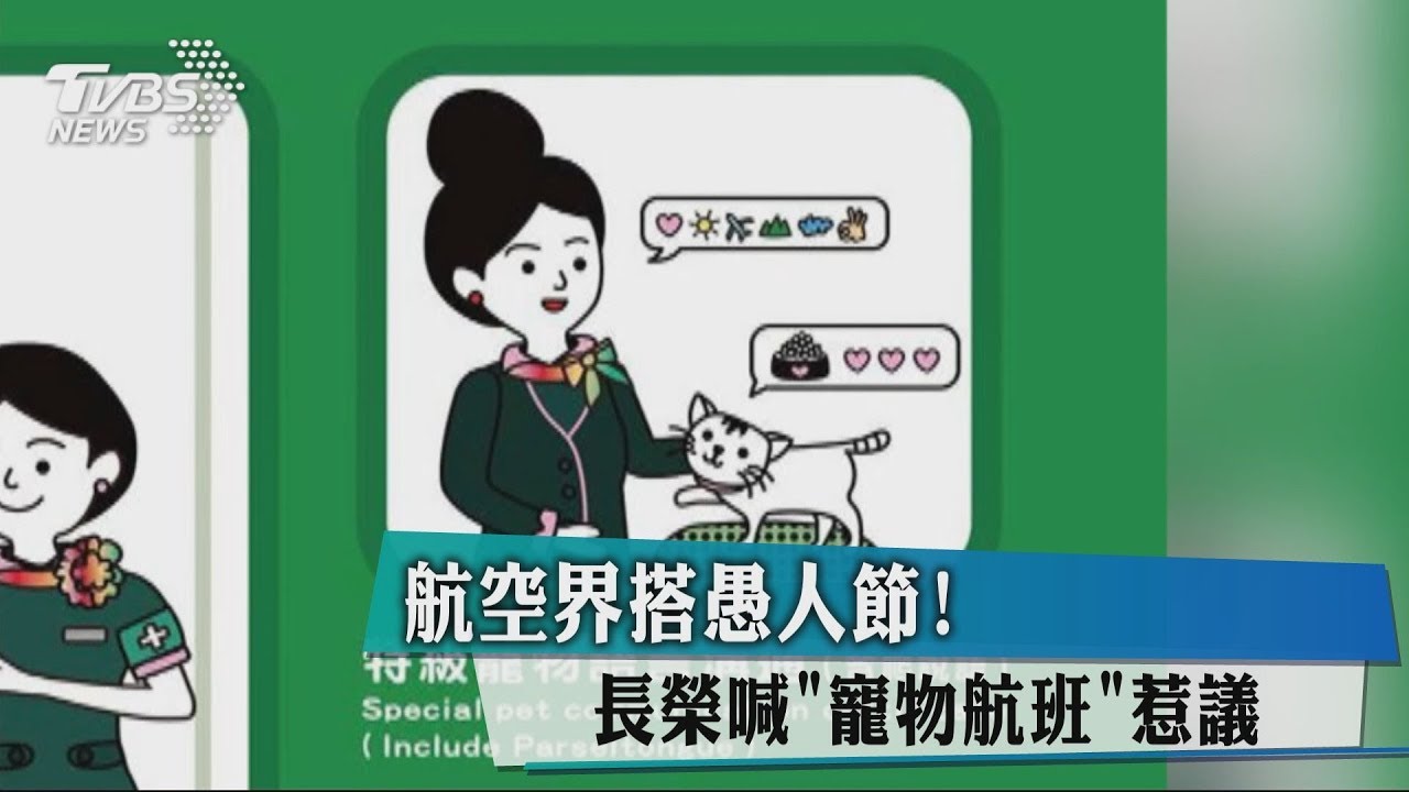 航空界搭愚人節! 長榮喊「寵物航班」惹議