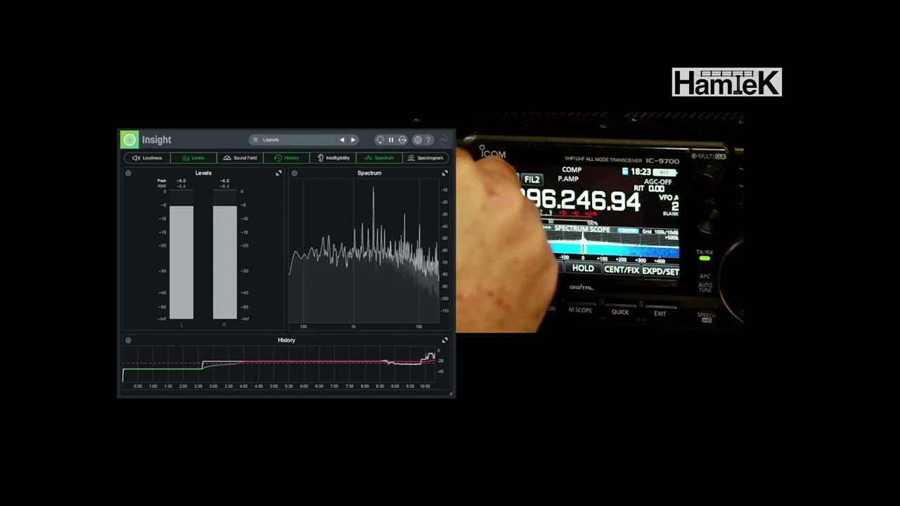 Icom IC-9700 23cm Receiver Performance