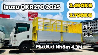Isuzu QKR270 Mui Bạt Nhôm 2025 | Giá và Thông số Isuzu QKR270 2025 Mui Bạt Nhôm | Isuzu Sài Gòn