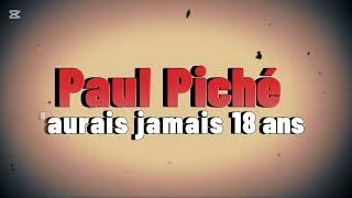 Paul Piché - J'aurais jamais 18 ans (paroles style karaoké)