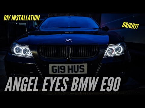 Halo Angel Eyes Headlights Install | BMW 3 Series E90