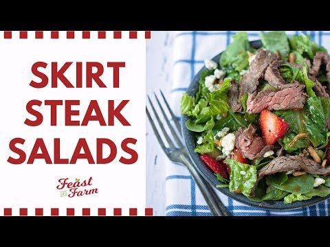 The best farmer's steak salad you'll ever eat!