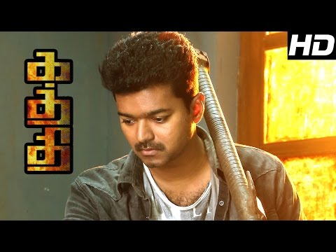 Kathi - Kaththi Movie scenes | Kaththi Coin fight Scene | Vijay best Mass Scene | Vijay Mass scene