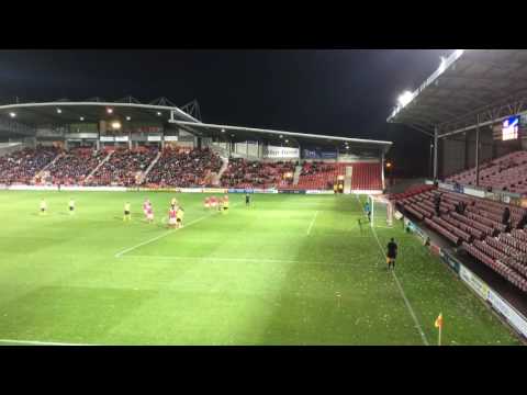 Lee Beeson Penalty Wrexham v Stamford FA Cup