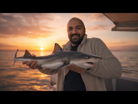 DENİZDE YEMEK ARARKEN KÖPEK BALIĞI YAKALADIK - AZICIK KORKTUM :)