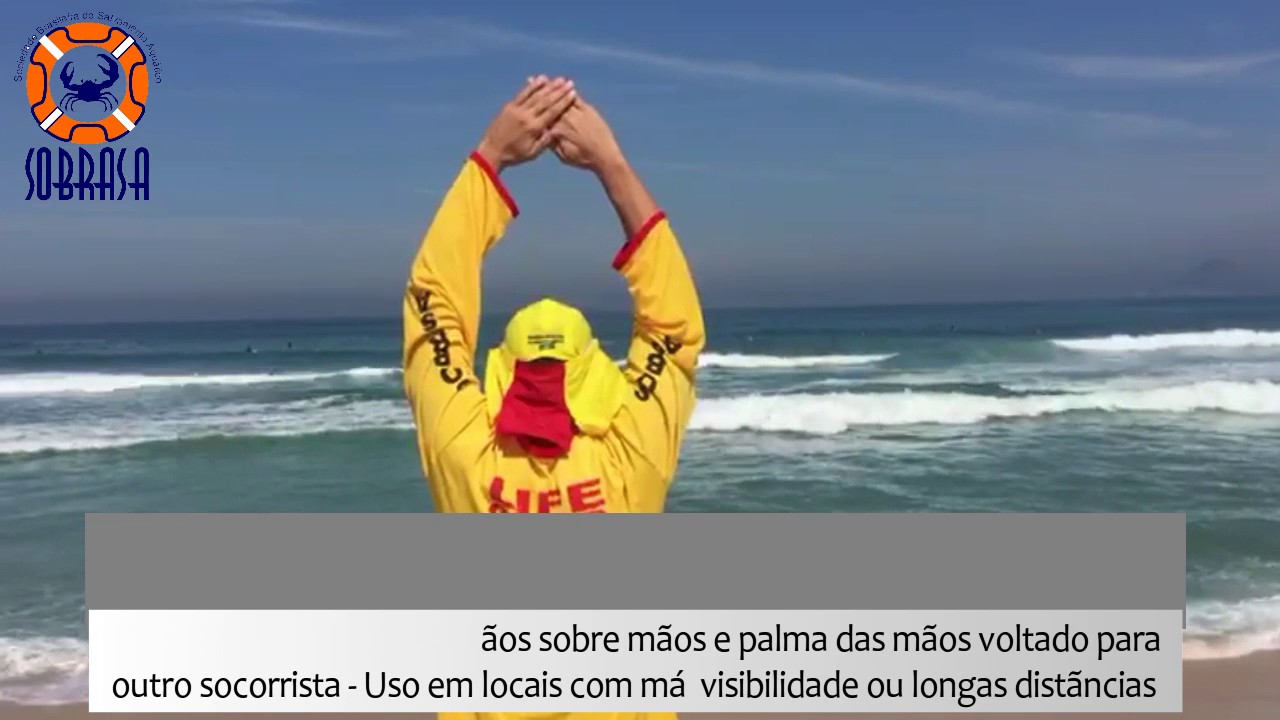 Sinalização gestual em socorro - Sobrasa 2017