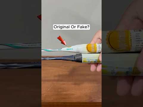 Apacs Fake vs Real Racket #badminton