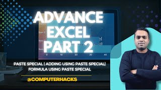 Download the video "Advance Excel | Practical Part - 2 Paste Special #advanceexcel #pastespecial #computerhacks"