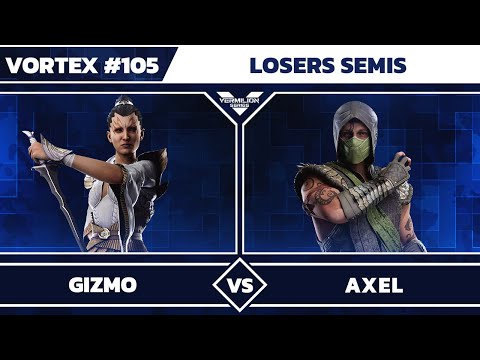 [Vortex #105] Gizmo (Ashrah) vs VMLN | AxEL (Reptile) - Losers Semis - Mortal Kombat 1