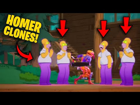 Where are the Homer Clones in Fortnite?
