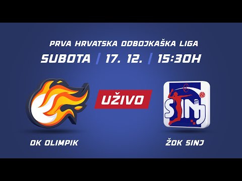 OK OLIMPIK vs. ŽOK SINJ Prva hrvatska odbojkaška liga