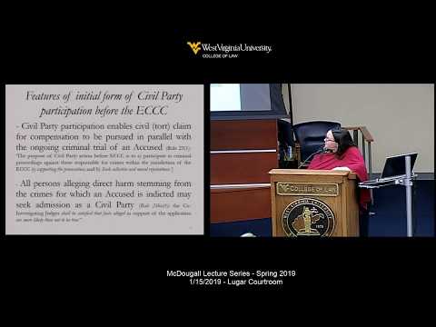 McDougall Lecture Series - Spring 2019