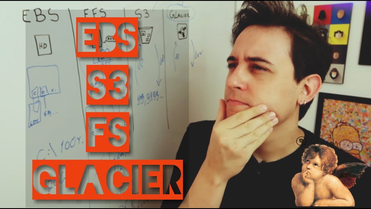 Qual diferença entre EBS, S3,  EFS e Glacier ? EBS vs S3 vs EFS vs Glacier .