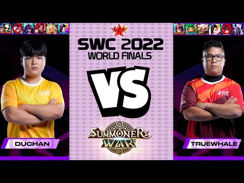 TRUEWHALE vs DUCHAN. SWC2022 WORLD FINALS (BO5) - Summoners War