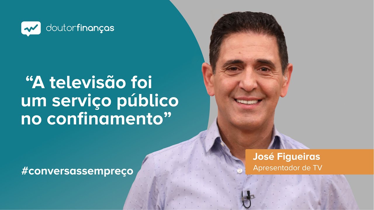 Imagem de um pc portátil e de um smartphone onde se vê o programa Conversas sem Preço com a entrevista a José Figueiras, apresentador de TV