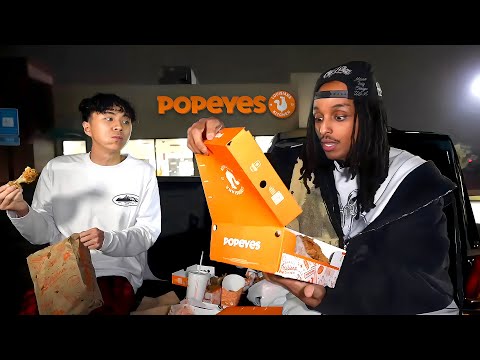 Agent & Ray Popeyes Mukbang In The Back of a Truck