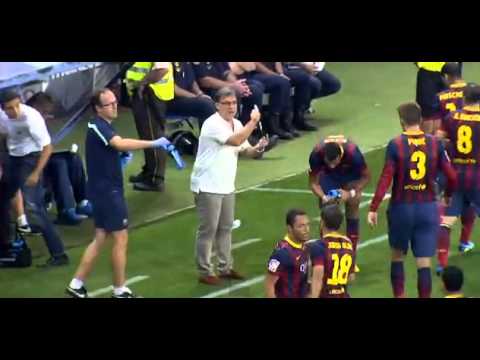 GOLAZO DE ADRIANO - JORNADA 2 - Málaga 0-1 Barcelona [25-Agosto-2013]