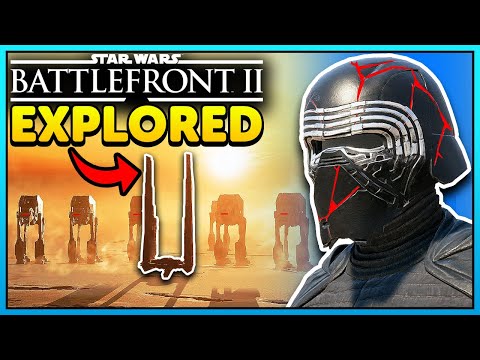 Sunset Crait HvV Map Star Explored! - Star Wars Battlefront 2 Out of Bounds