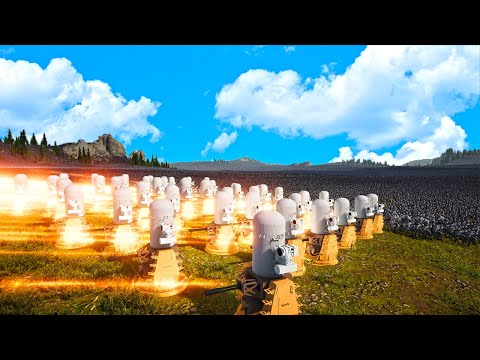 Phalanx CIWS Gold, Apache Helicopter, German soldiers vs 3 millions Slaanesh daemonette !!! UEBS 2