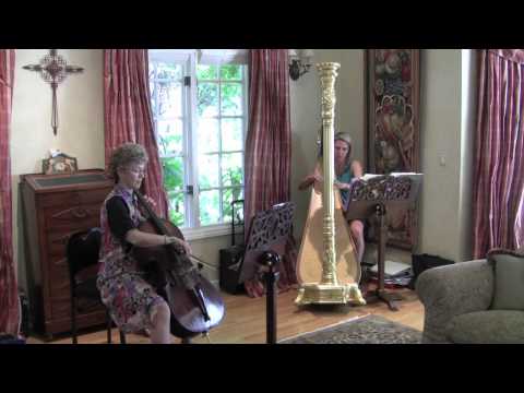 Harp and Cello:  Rhapsody on a Theme of Paganini