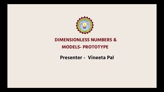 Fluid Mechanics Dimensionless Numbers & Models- Prototype | AKTU Digital Education