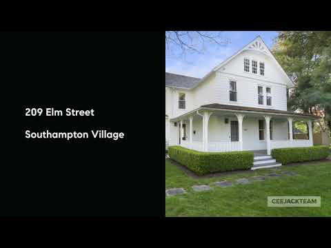 209 Elm Street, Southampton Village, NY