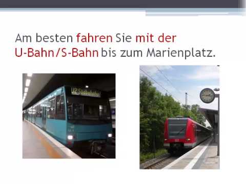 Germana pentru incepatori. Lectia 40. Öffentliche Verkehrsmittel (fahren/nehmen)