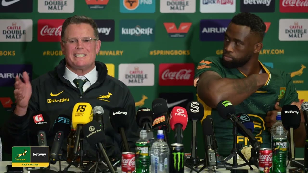 Rassie Erasmus, and Siya Kolisi | Springbok Post Match Press Conference | 5 September 2026