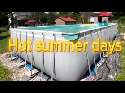 The ultimate above ground pool, Bestway Power Steel Rectangular Metal Frame Above Ground Swimming