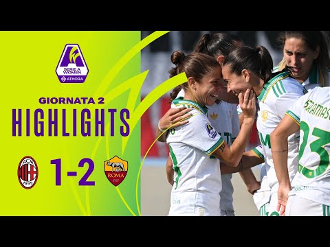 Milan-Roma 1-2 | Giugliano takes center stage in stoppage time | #SerieAWomen