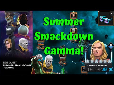 Summoner Smackdown Gamma! Boss Rush #3 First Run Through! - Marvel Contest of Champions