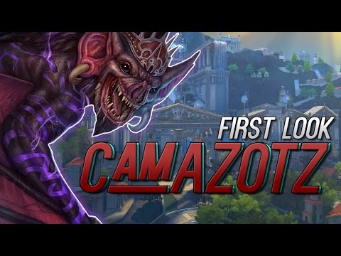 SMITE: New God Camazotz Build and First Look! THE BEST JUNGLER?!