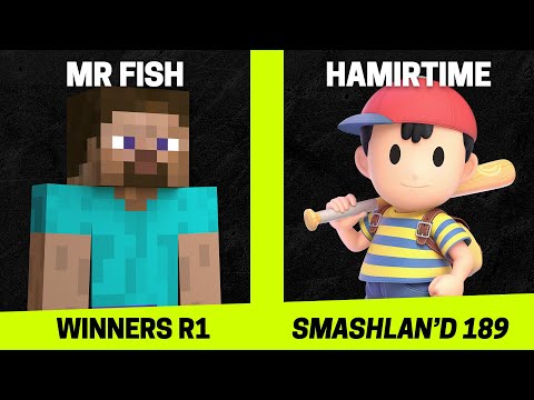 SmashLAN'd 189 Winners R1 - Mr Fish (Steve, R.O.B.) vs HamirTime (Ness) - SSBU Tournament