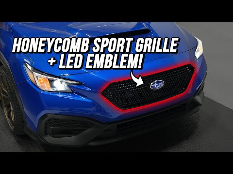 New Grille + LED Emblem for the 2022 WRX