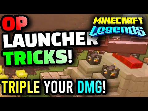 SwoleBenji - OP Redstone Launcher Trick - Minecraft Legends